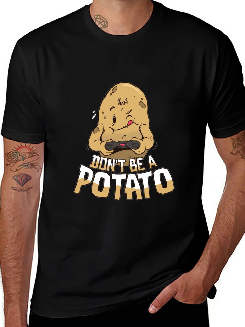 Funny Gamer T-Shirt - Dont Be a Potato