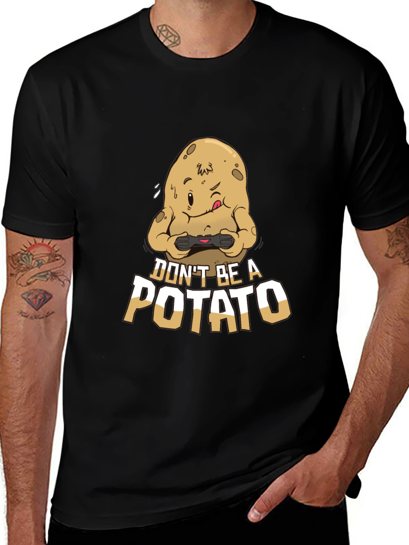 Funny Gamer T-Shirt - Dont Be a Potato