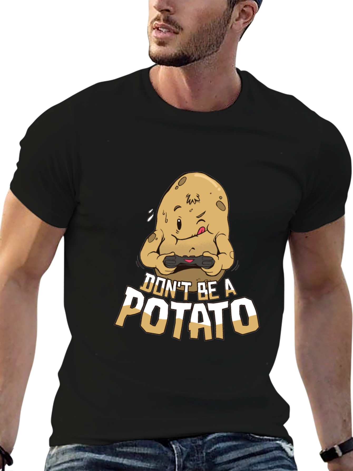 Funny Gamer T-Shirt - Dont Be a Potato