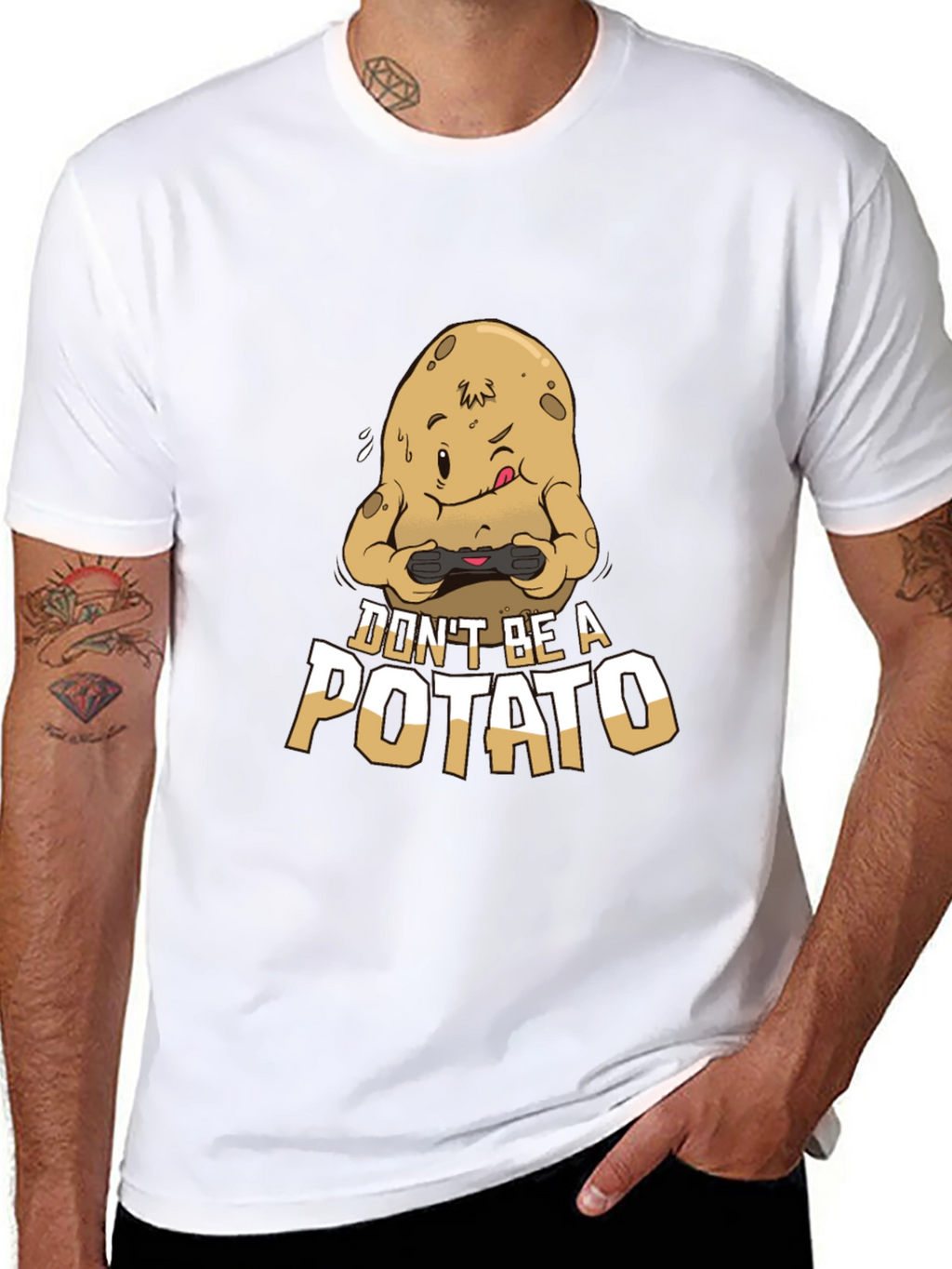 Funny Gamer T-Shirt - Dont Be a Potato