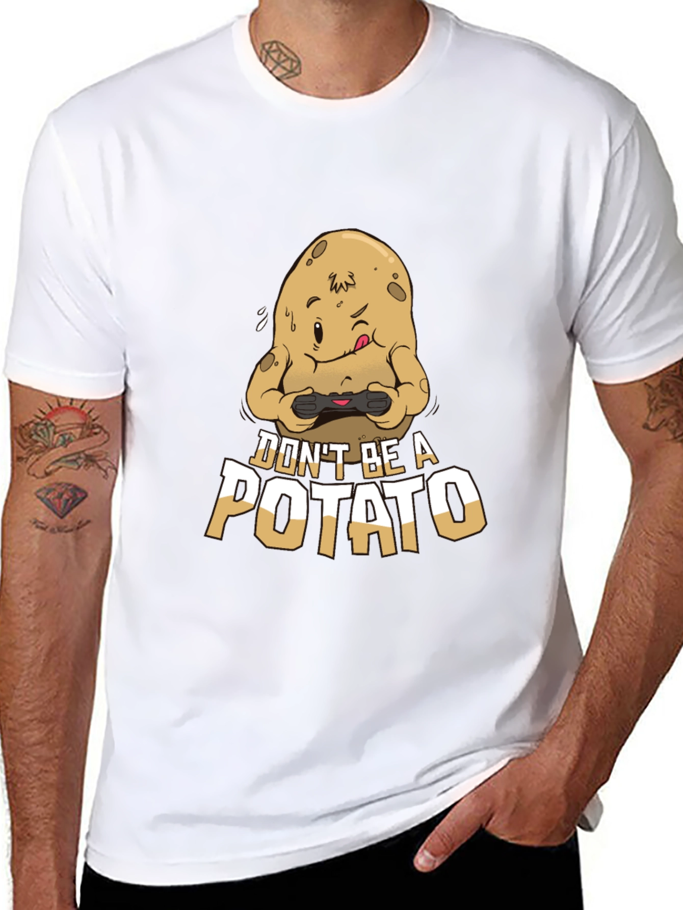 Funny Gamer T-Shirt - Dont Be a Potato
