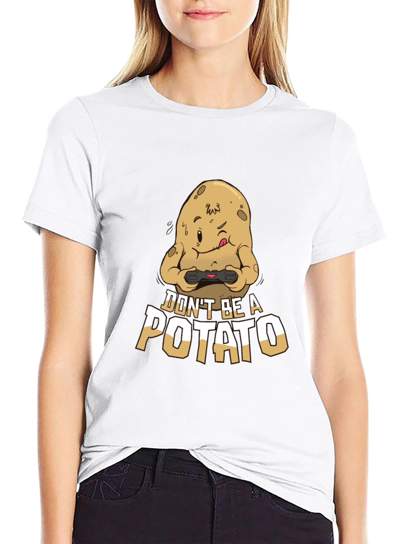 Funny Gamer T-Shirt - Dont Be a Potato