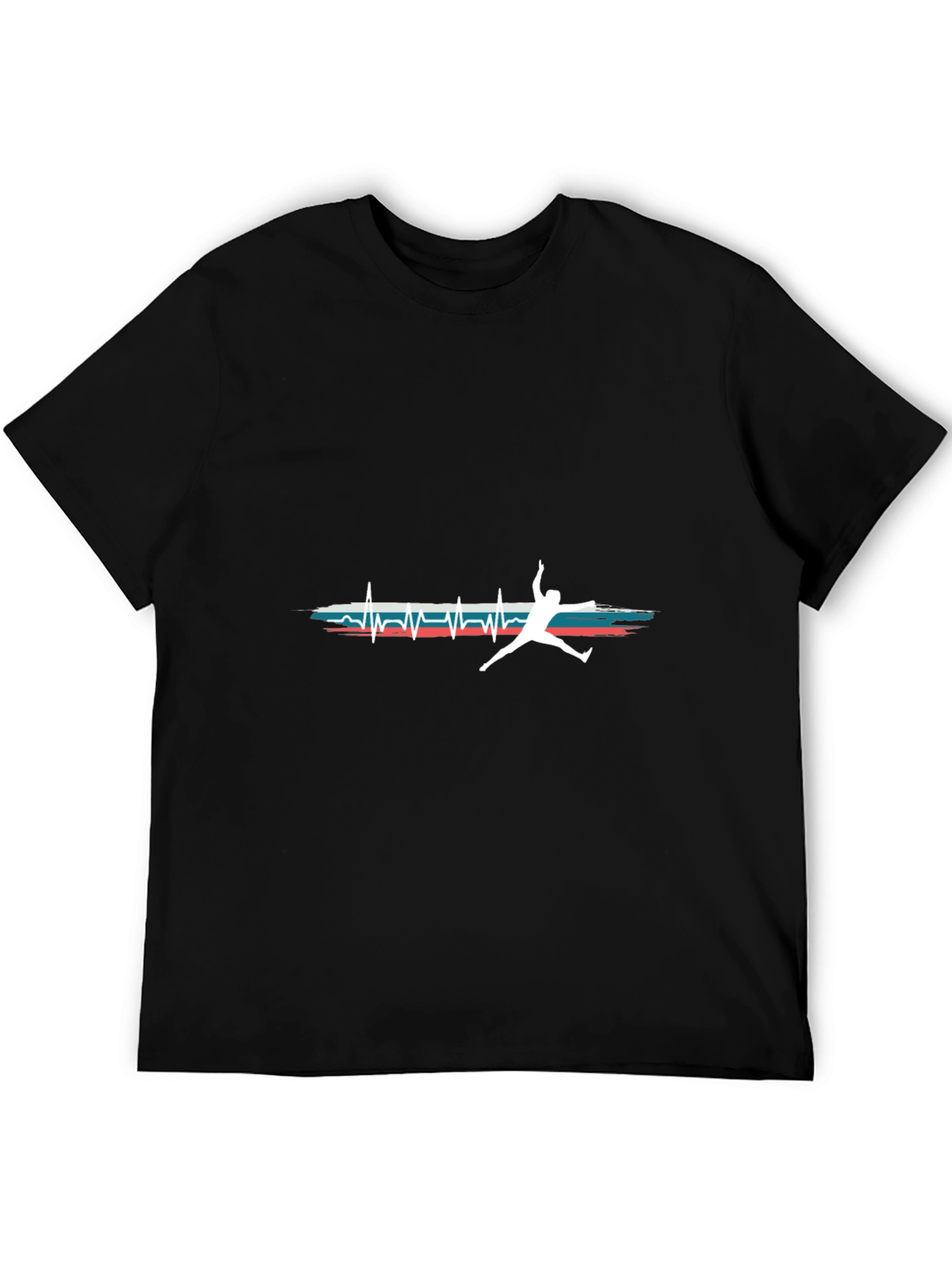 Athletes Heartbeat Tee - Sporty Graphic T-Shirt