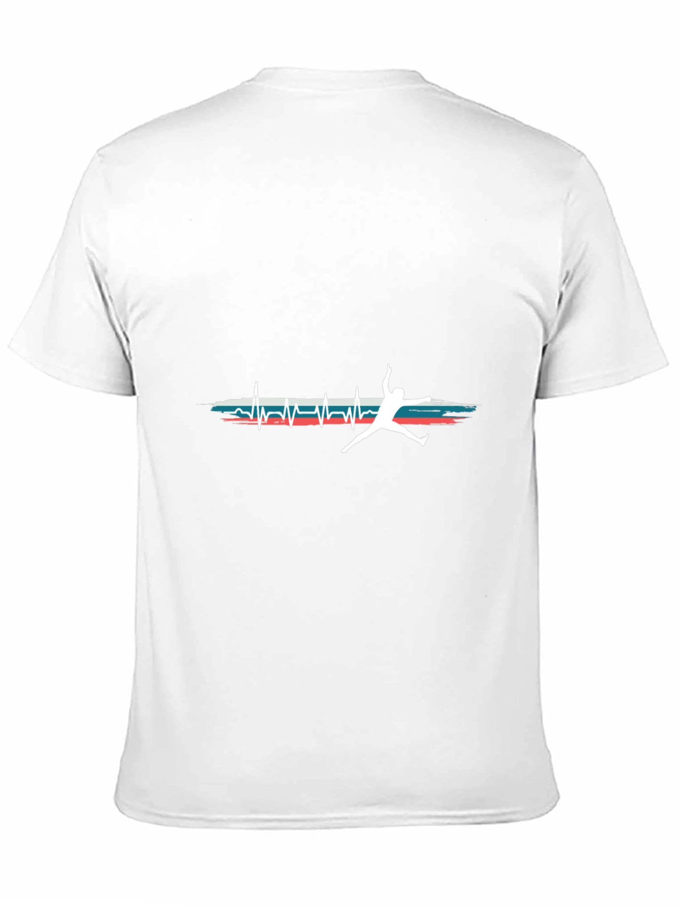 Athletes Heartbeat Tee - Sporty Graphic T-Shirt