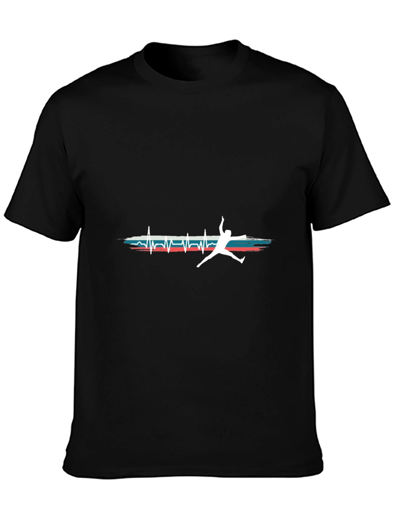 Athletes Heartbeat Tee - Sporty Graphic T-Shirt