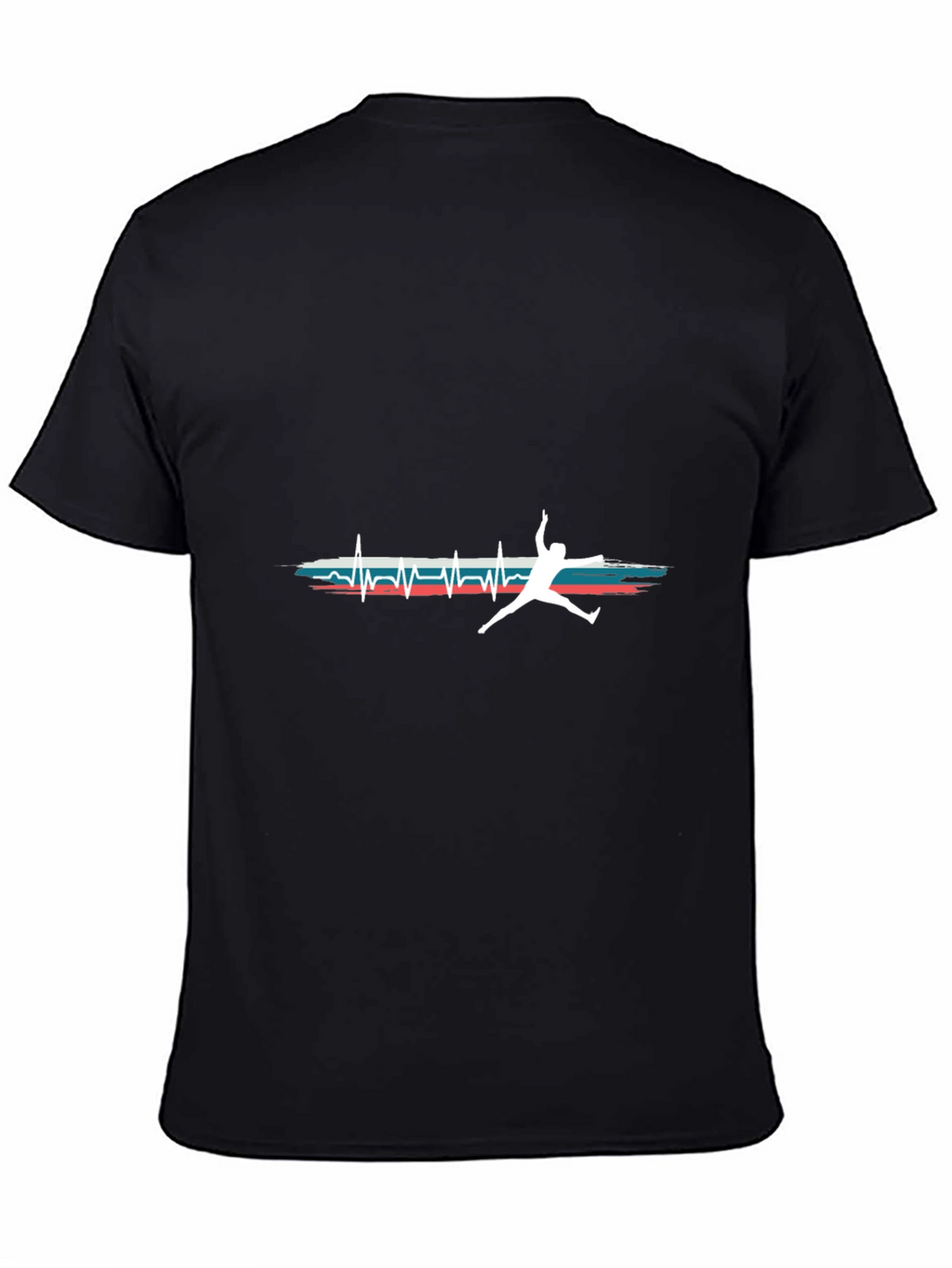 Athletes Heartbeat Tee - Sporty Graphic T-Shirt
