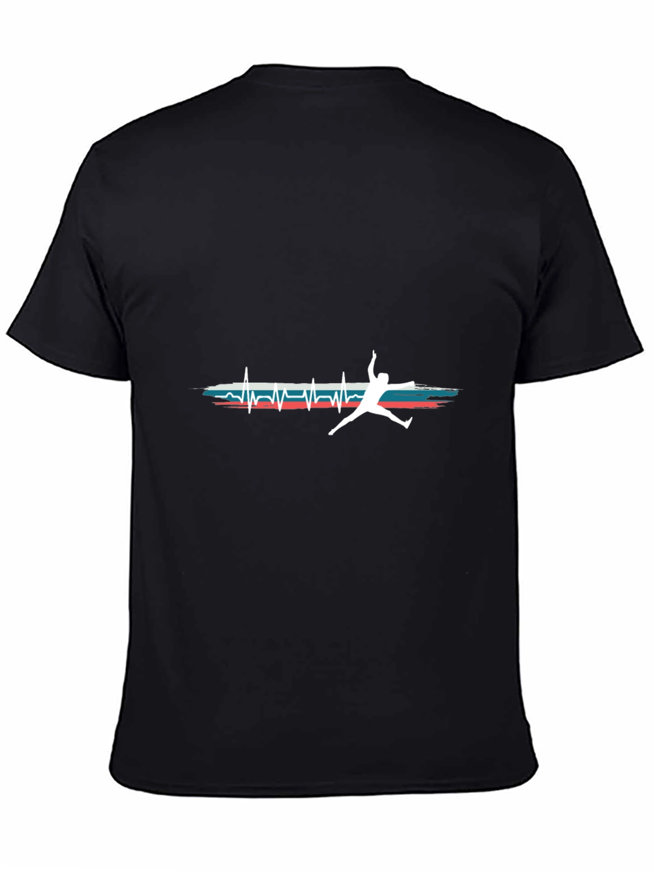 Athletes Heartbeat Tee - Sporty Graphic T-Shirt