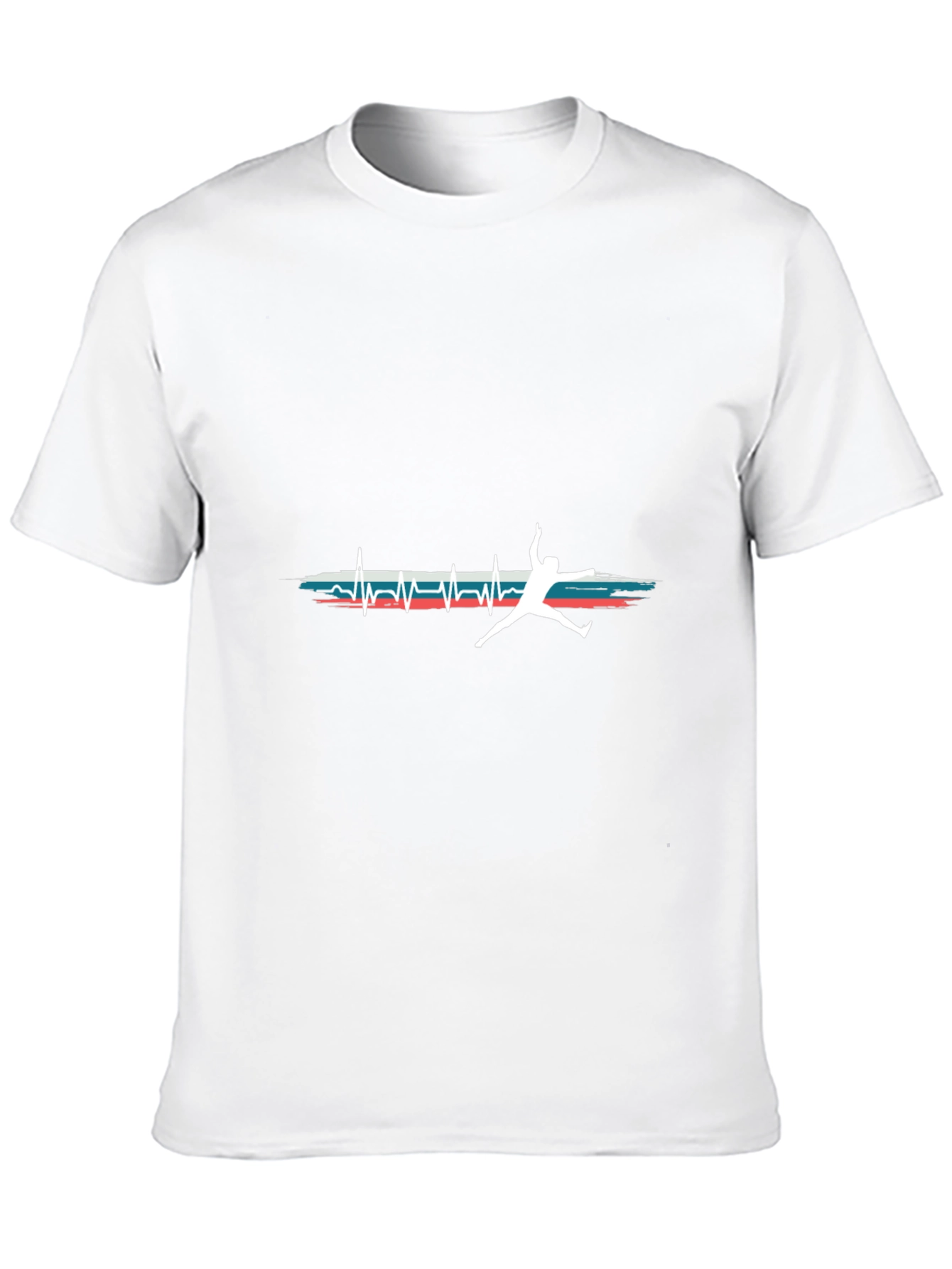 Athletes Heartbeat Tee - Sporty Graphic T-Shirt