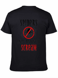 Spiders Eight Reasons to Scream Graphic Tee