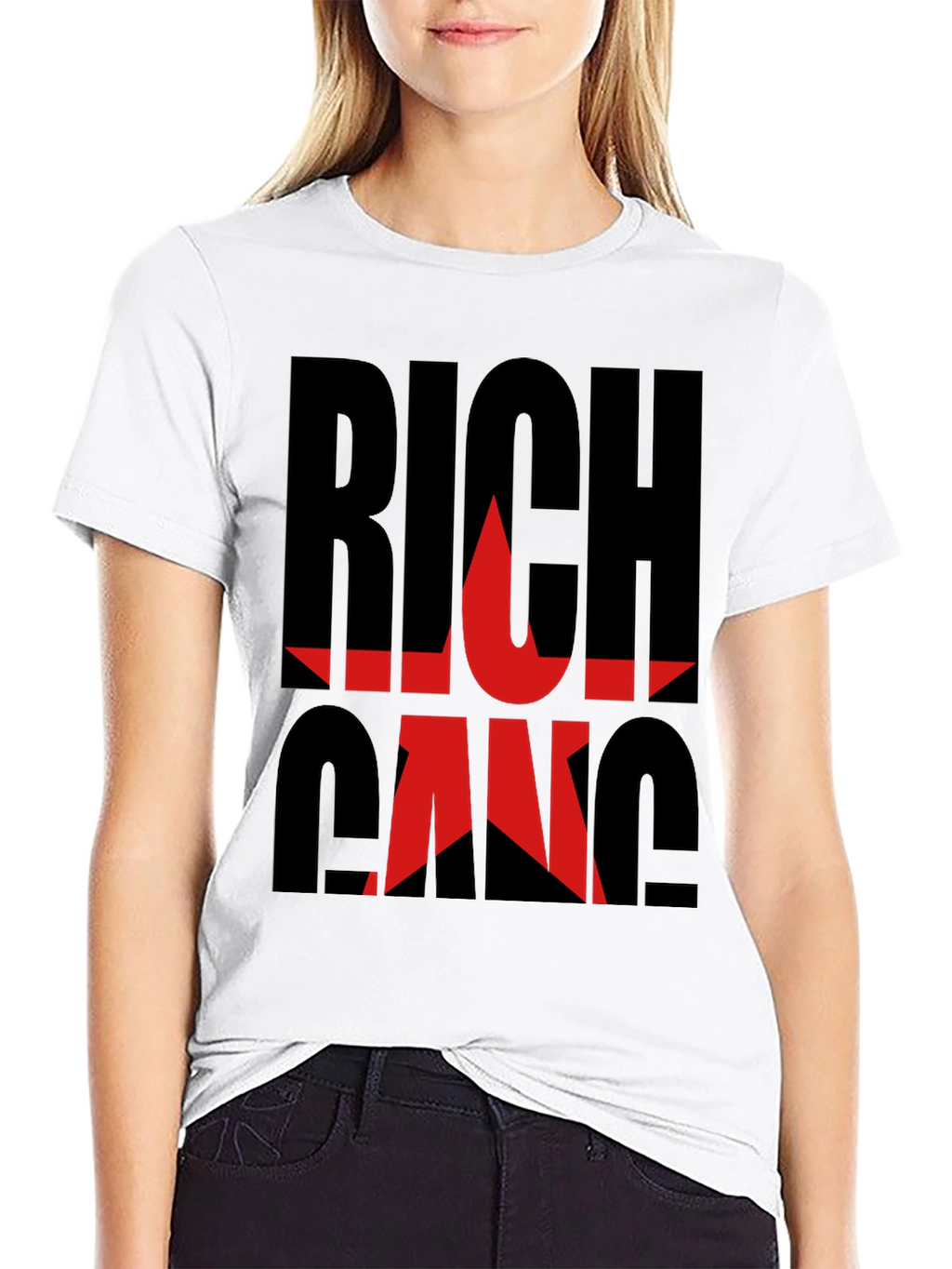 Rich Gang Black Graphic T-Shirt