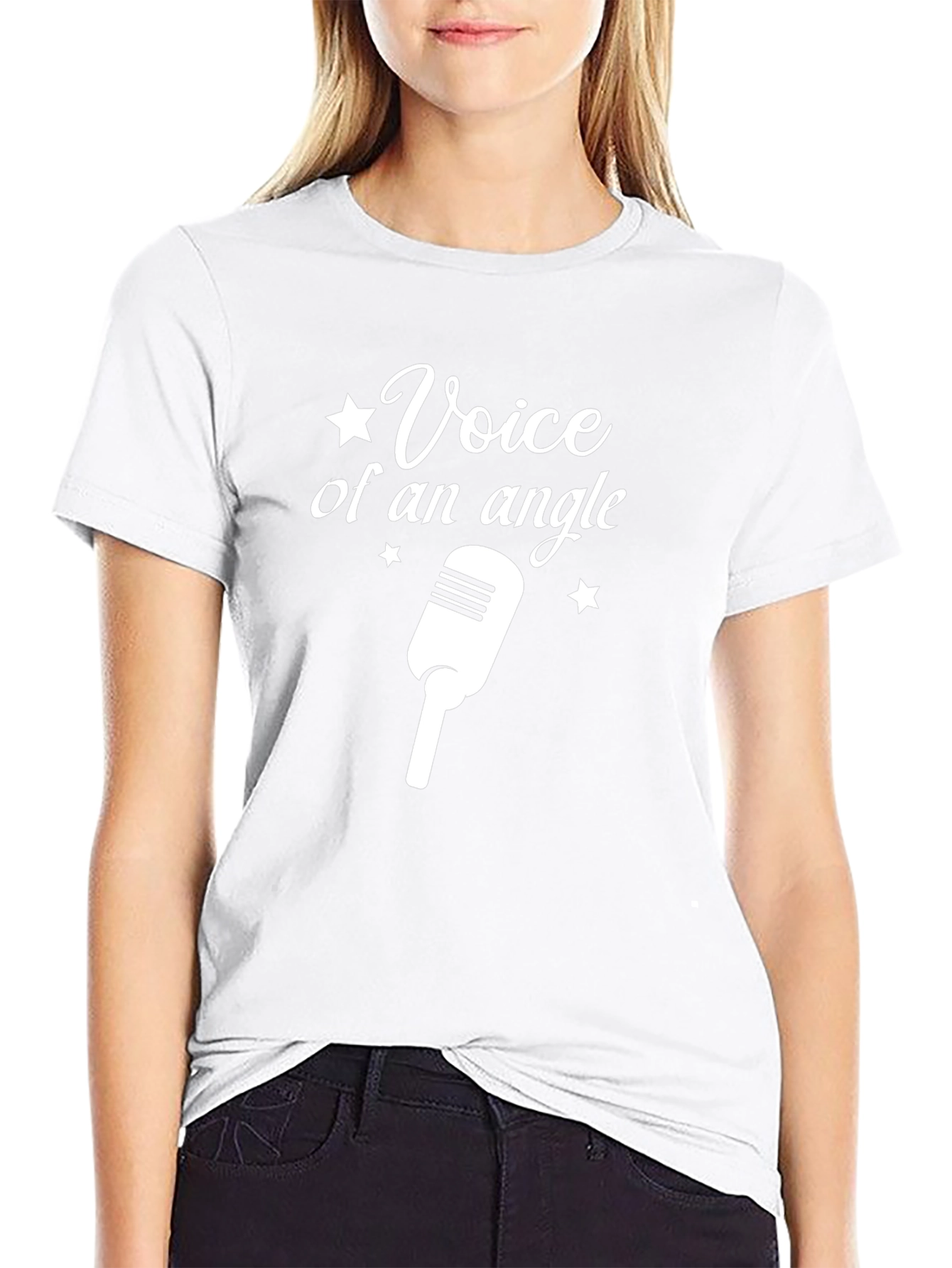 Voice of an Angel Graphic Tee - Black