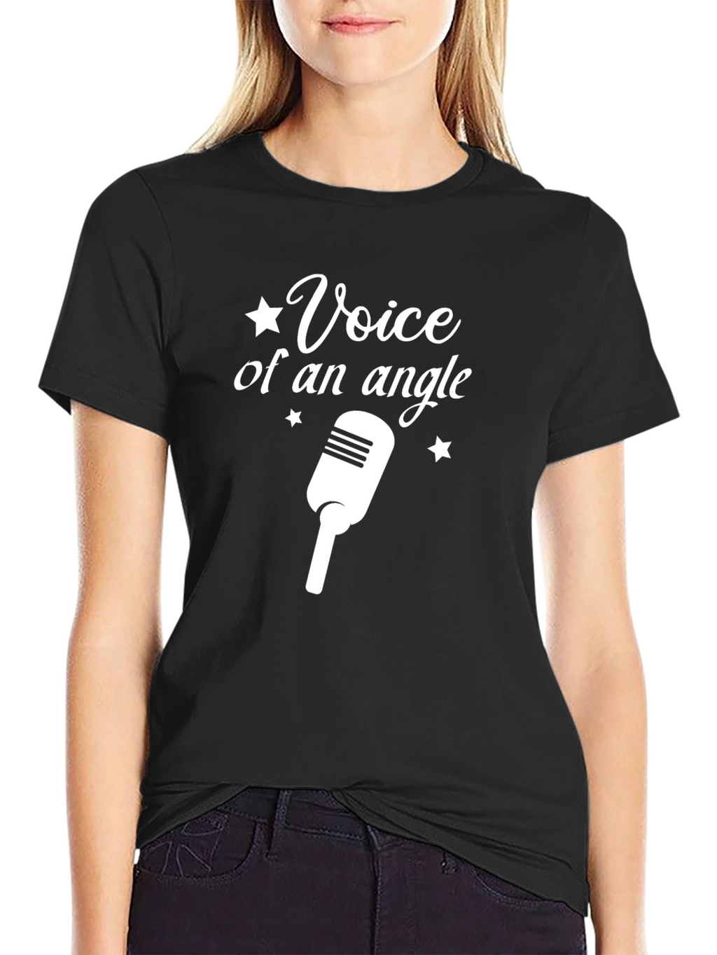 Voice of an Angel Graphic Tee - Black