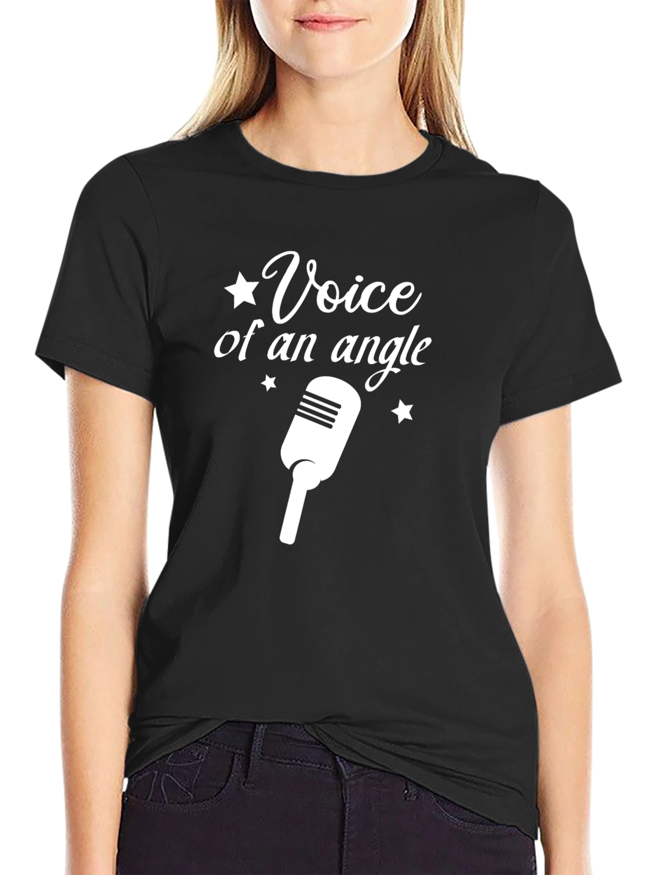 Voice of an Angel Graphic Tee - Black