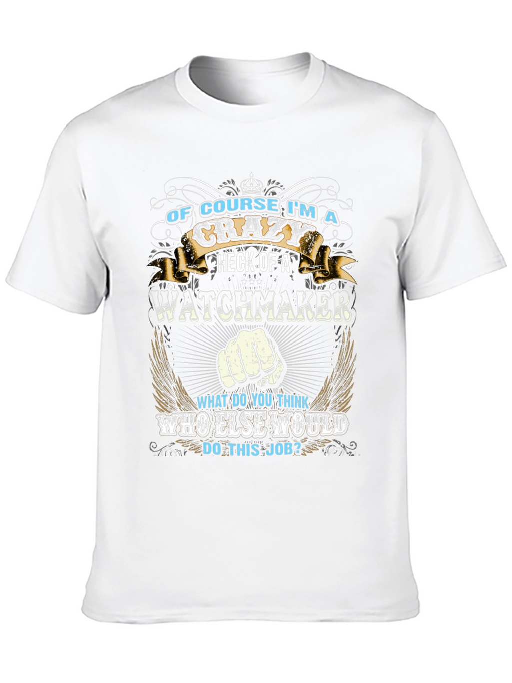 Crazy Watchmaker Graphic Tee - Black