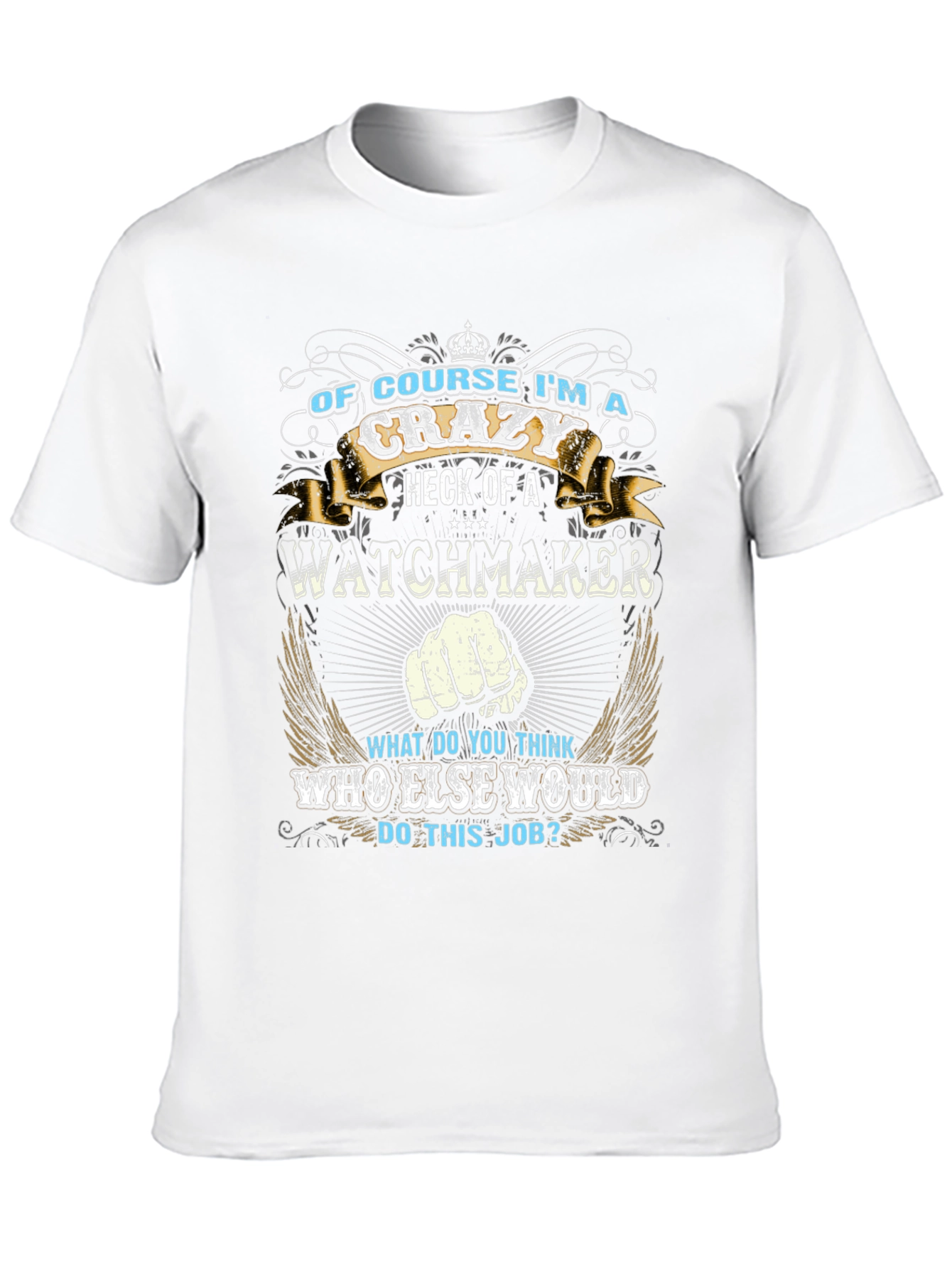 Crazy Watchmaker Graphic Tee - Black