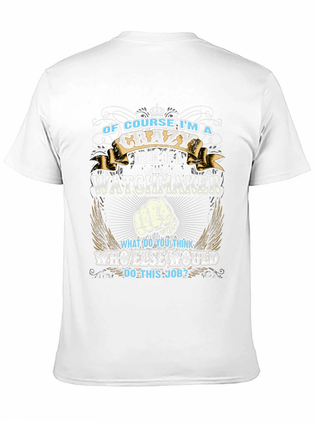 Crazy Watchmaker Graphic Tee - Black