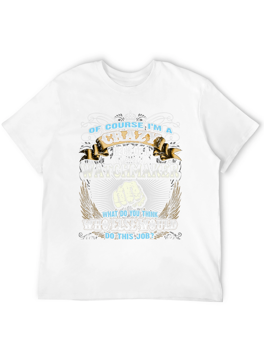 Crazy Watchmaker Graphic Tee - Black