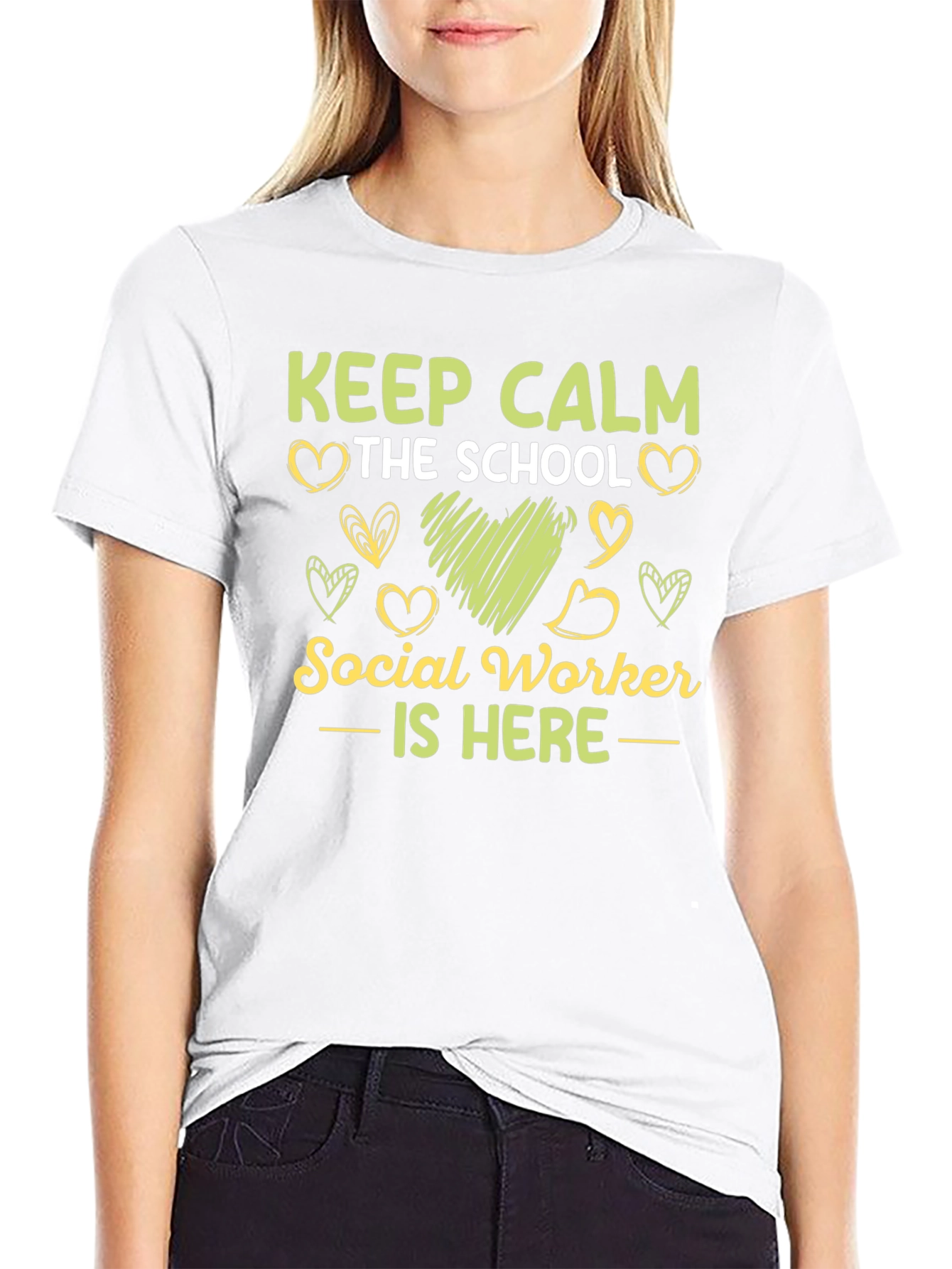Keep Calm School Social Worker T-Shirt