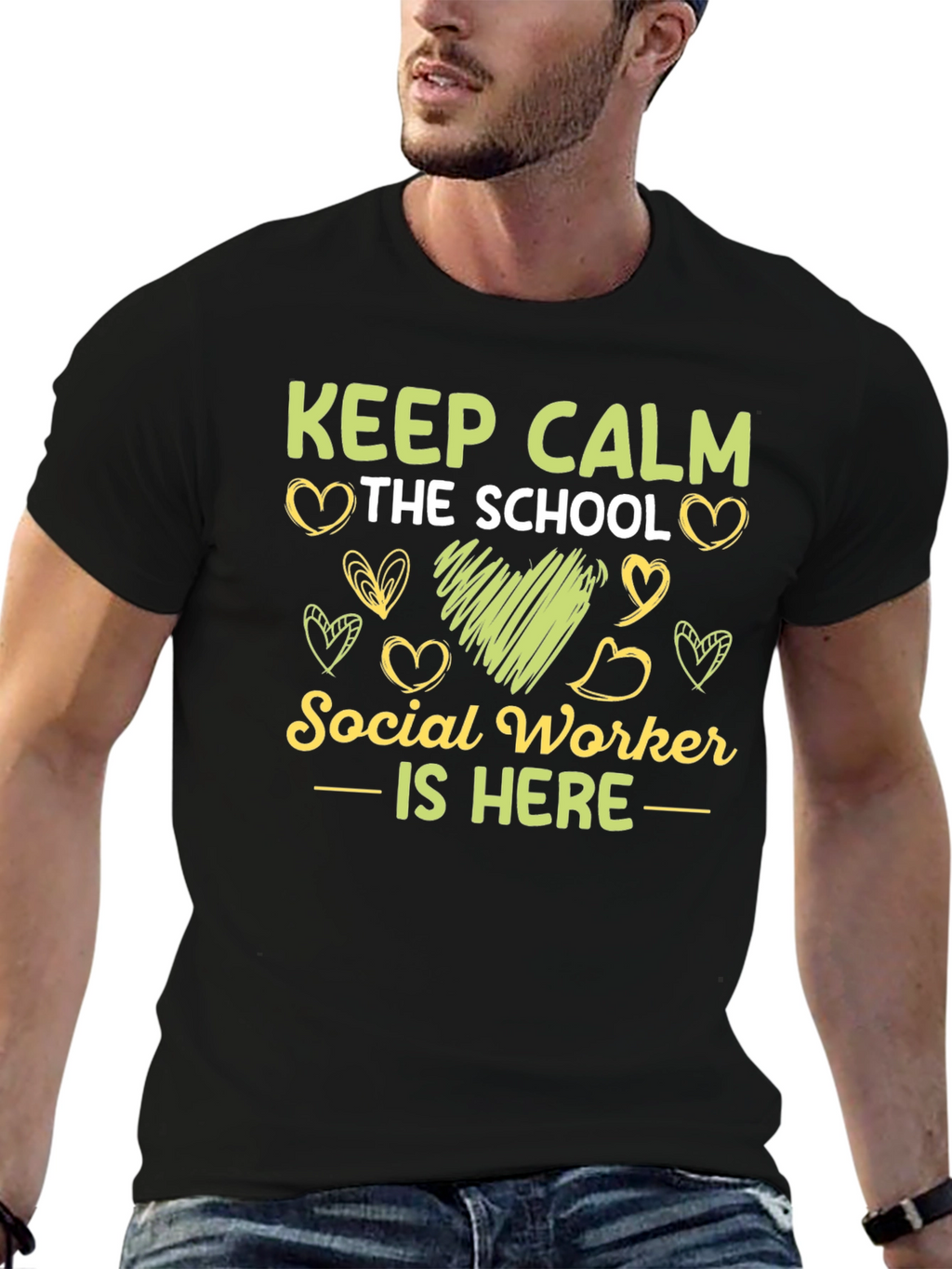 Keep Calm School Social Worker T-Shirt