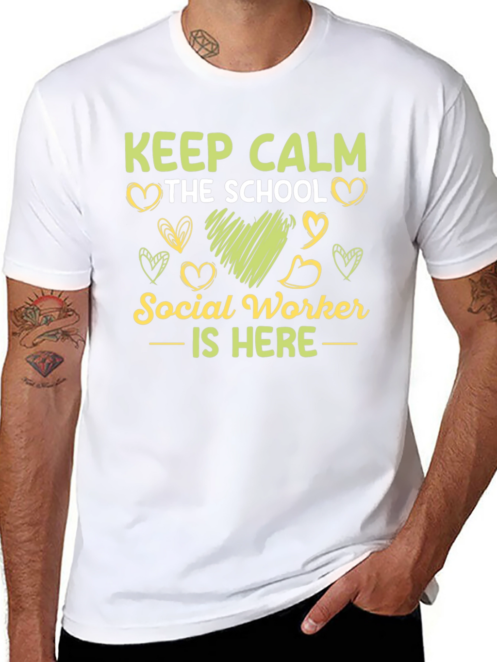 Keep Calm School Social Worker T-Shirt