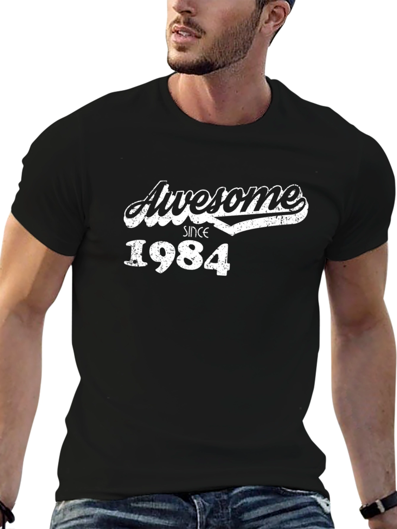 Awesome Since 1984 Black T-Shirt