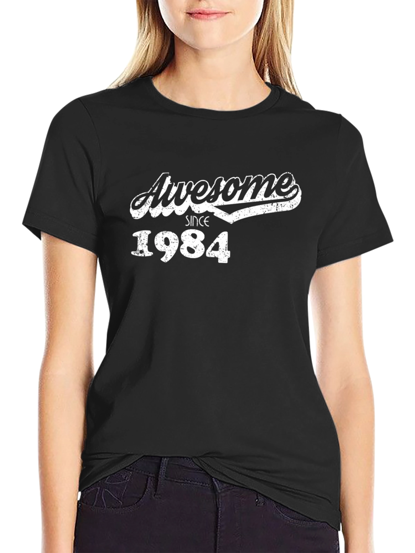 Awesome Since 1984 Black T-Shirt
