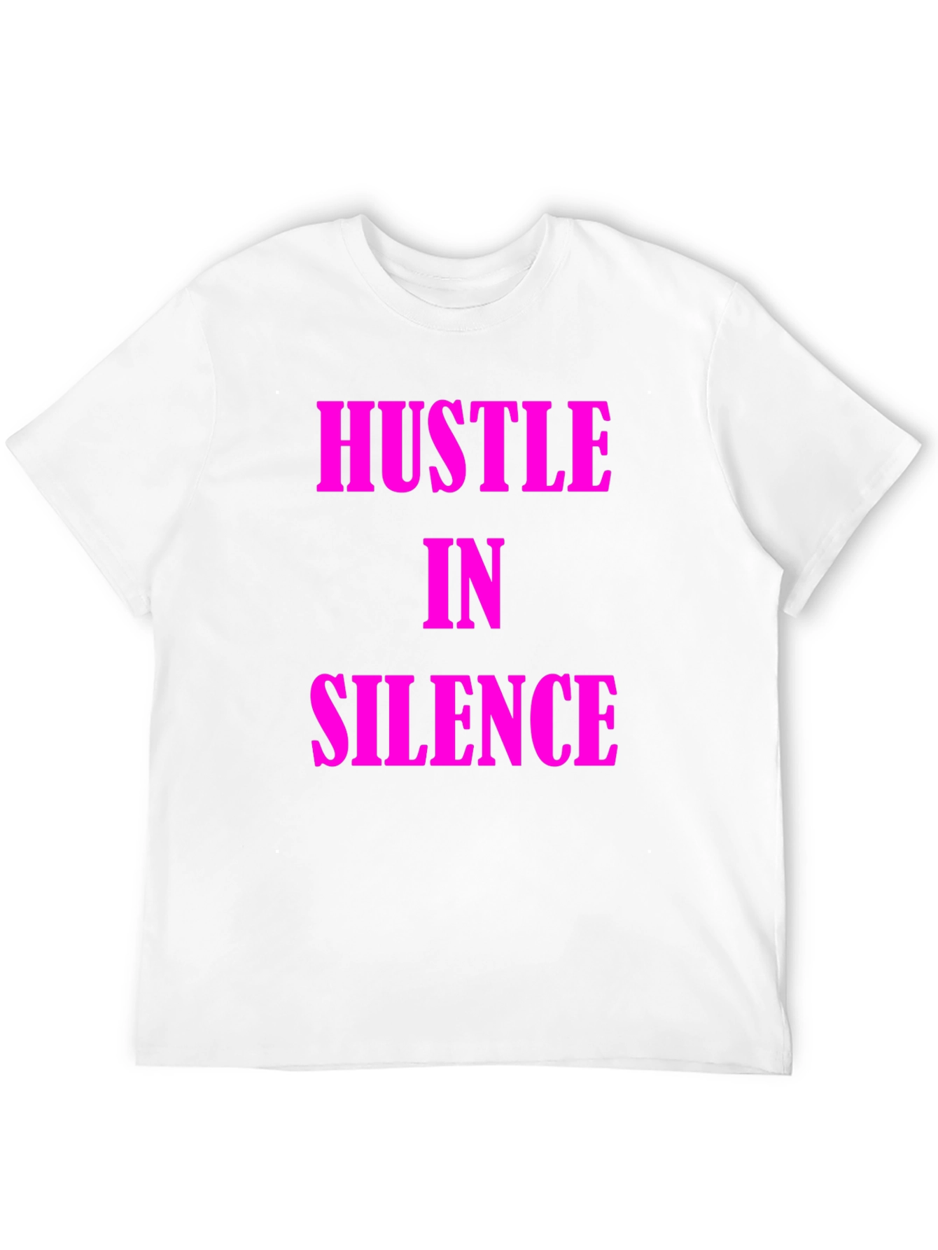 Hustle in Silence Black T-Shirt