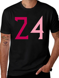 Bold Number Graphic Tee - Stylish Casual Wear
