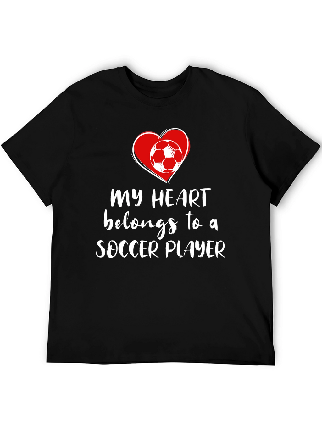 My Heart Belongs to a Soccer Player T-Shirt