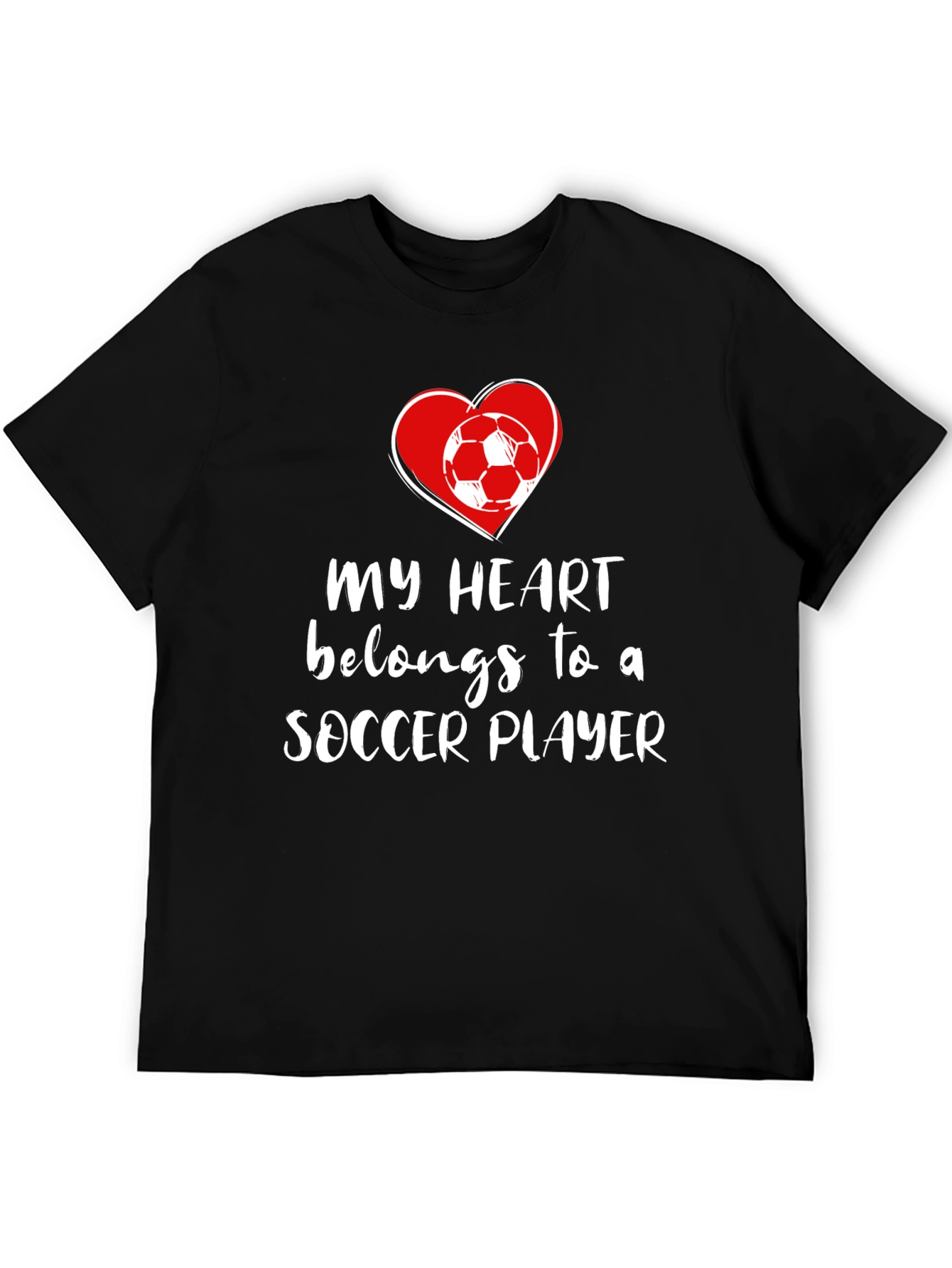 My Heart Belongs to a Soccer Player T-Shirt