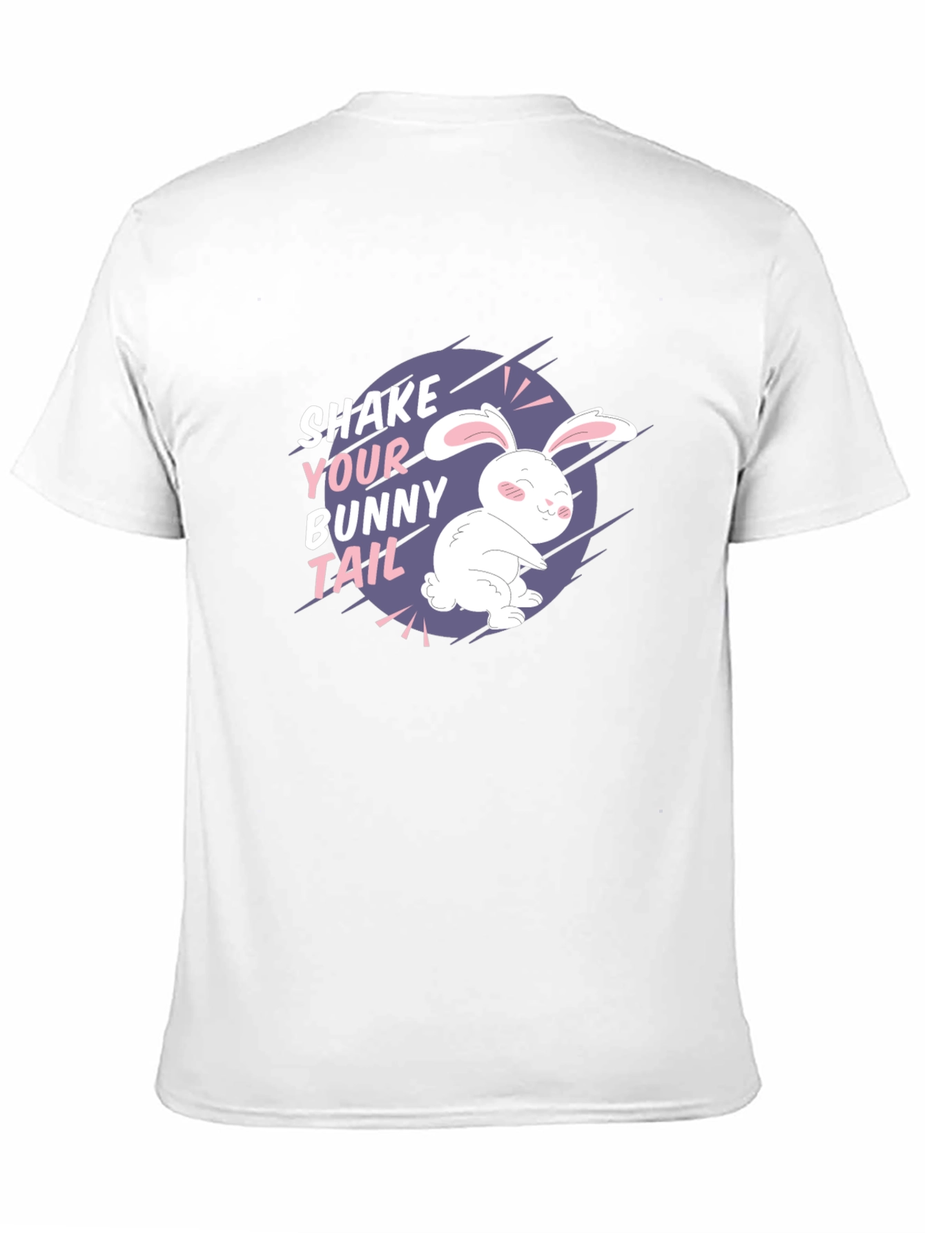 Shake Your Bunny Tail Black T-Shirt