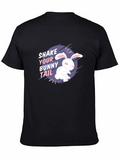 Shake Your Bunny Tail Black T-Shirt