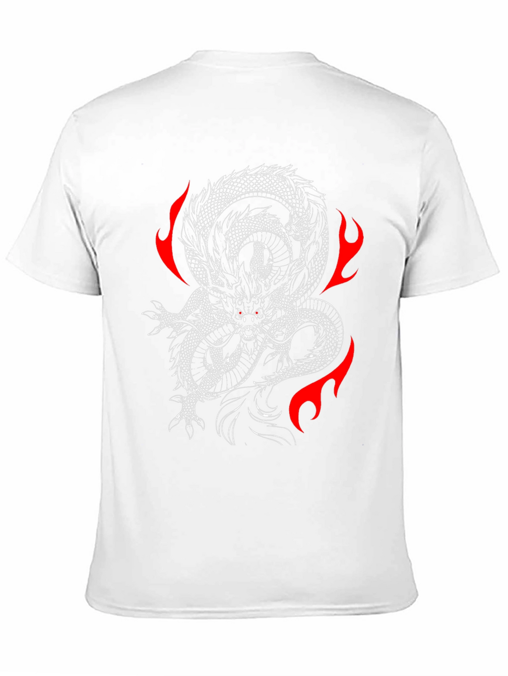 Dragon Fire Graphic T-Shirt - Black