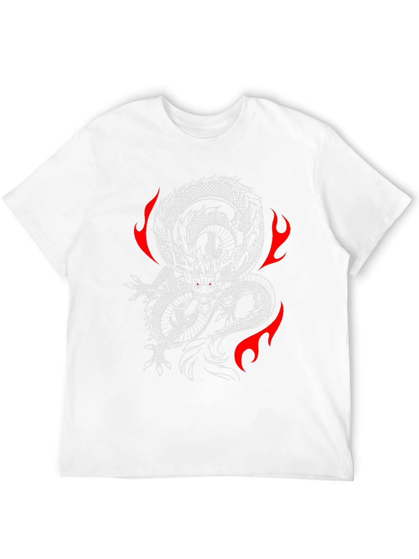 Dragon Fire Graphic T-Shirt - Black