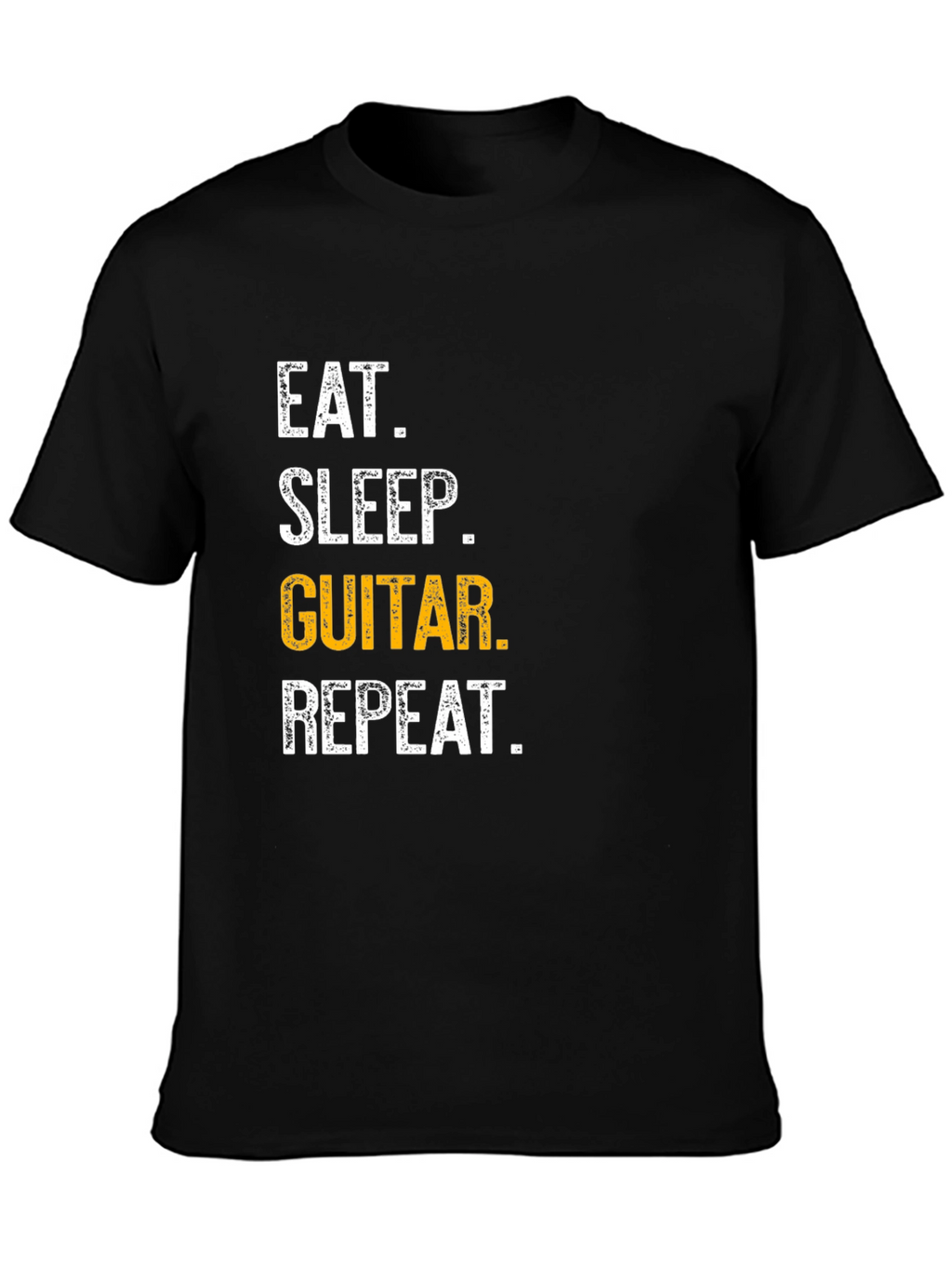 Eat Sleep Guitar Repeat Graphic Tee
