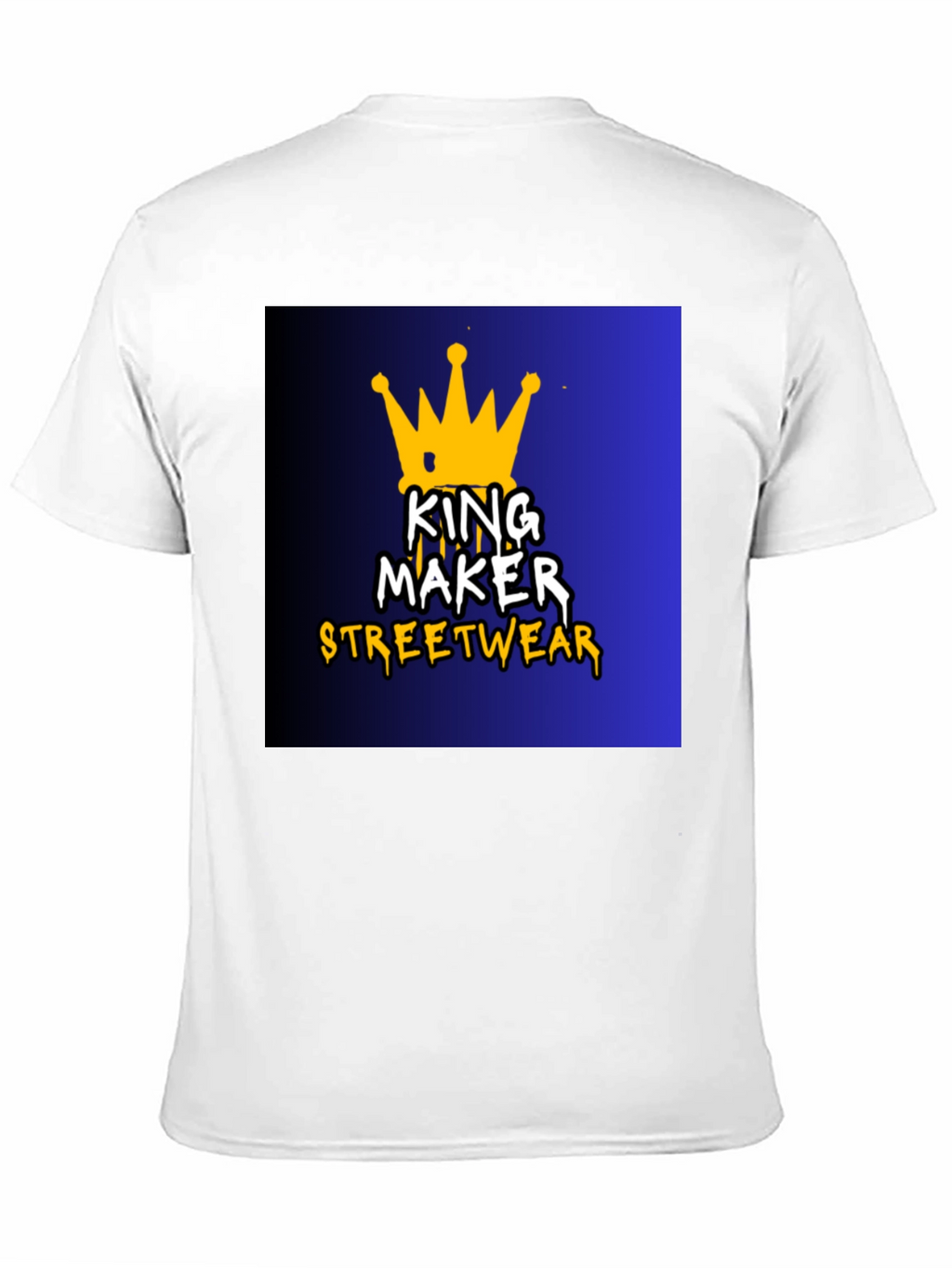 King Maker Streetwear Black Graphic Tee