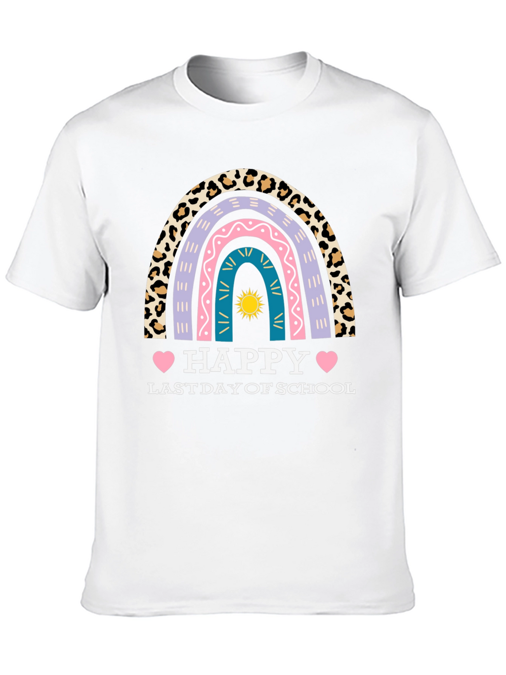Happy Last Day of School Rainbow T-Shirt
