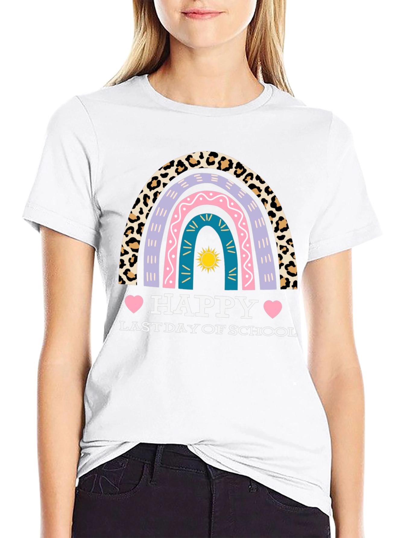 Happy Last Day of School Rainbow T-Shirt