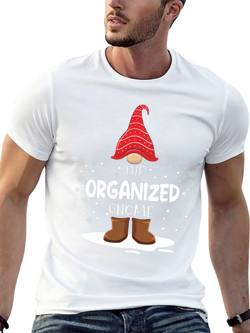 Organized Gnome Graphic T-Shirt