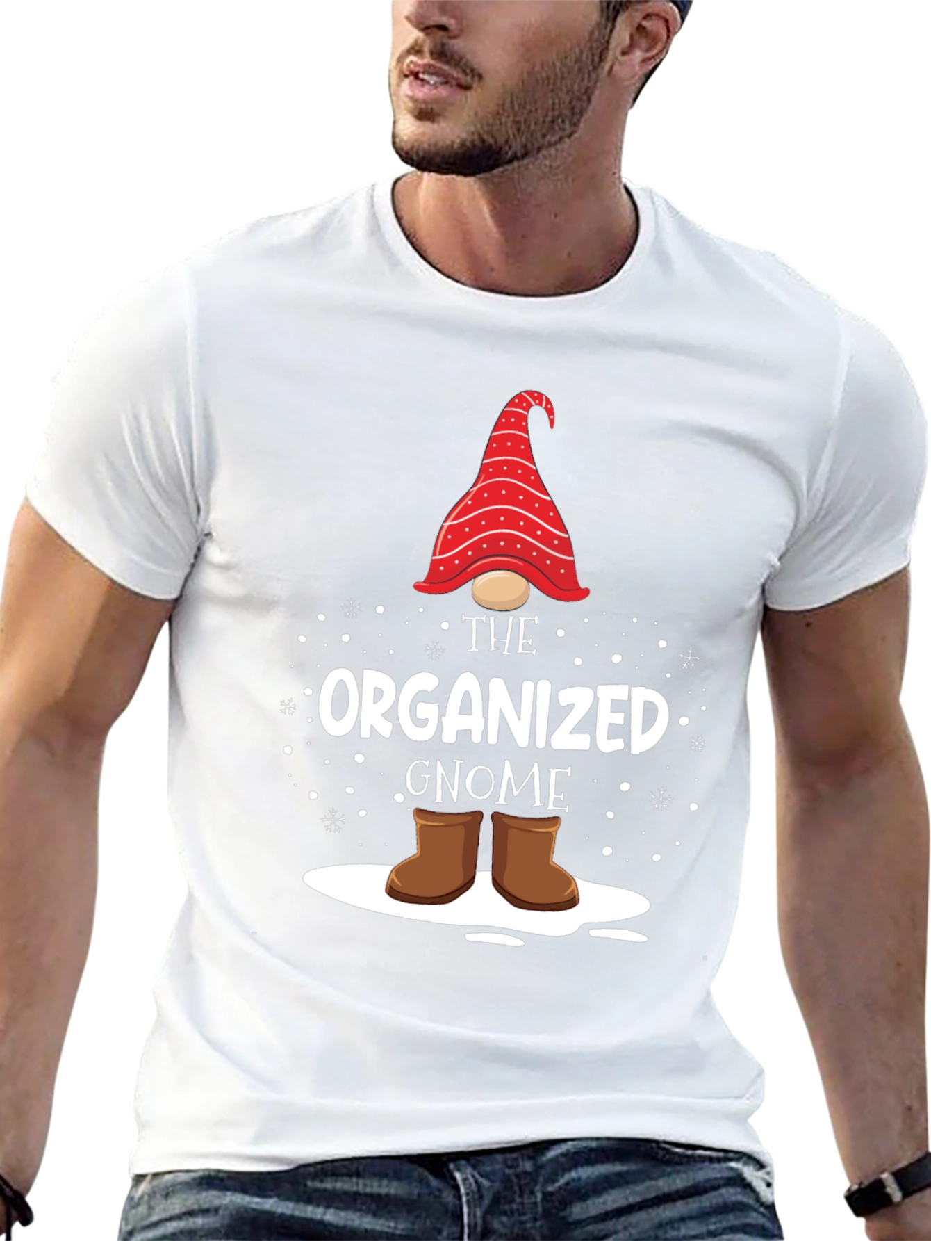 Organized Gnome Graphic T-Shirt