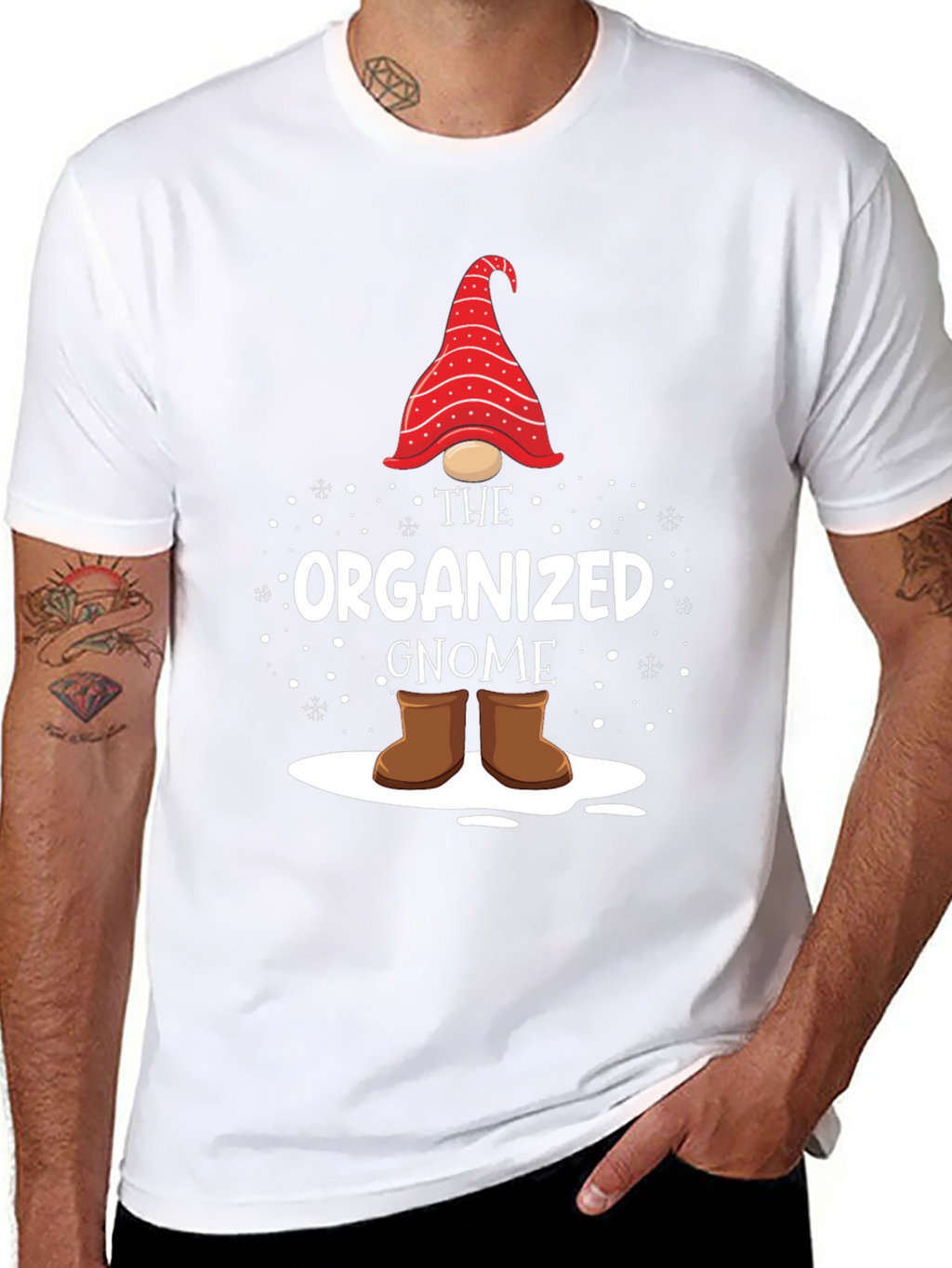 Organized Gnome Graphic T-Shirt