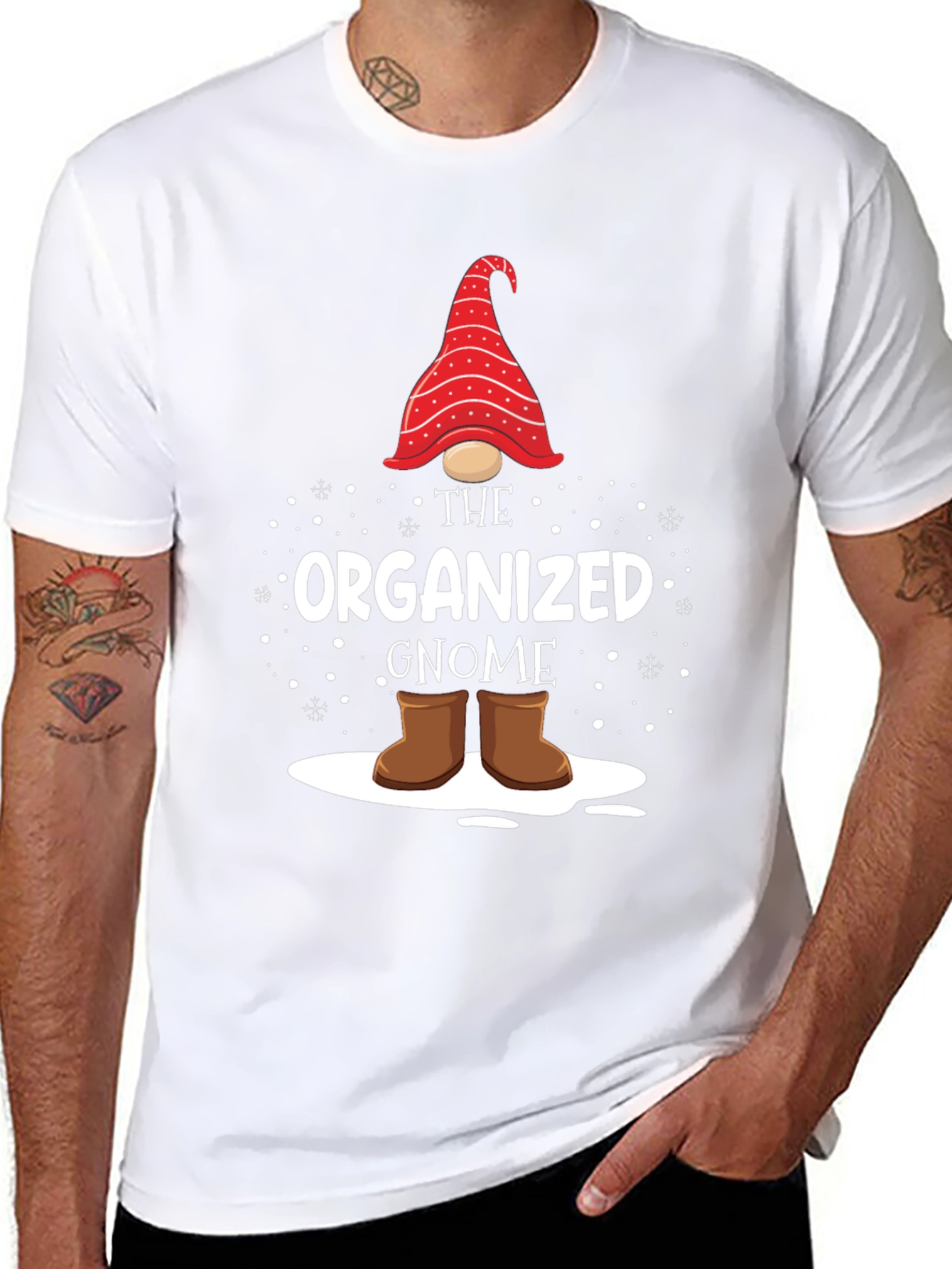Organized Gnome Graphic T-Shirt