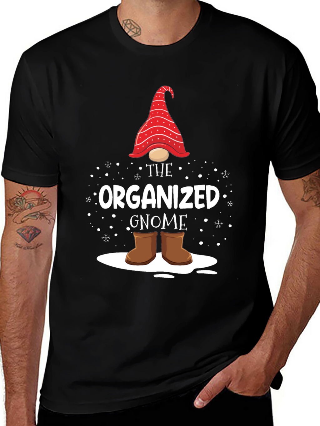 Organized Gnome Graphic T-Shirt