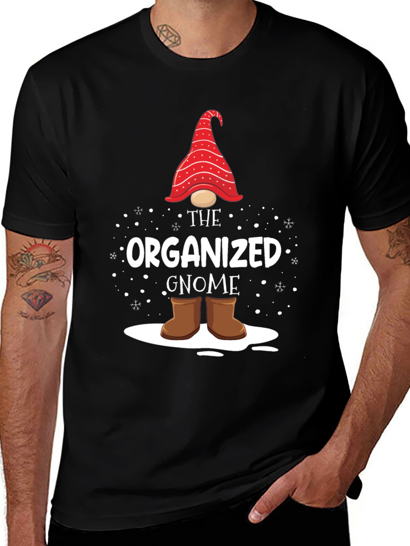 Organized Gnome Graphic T-Shirt