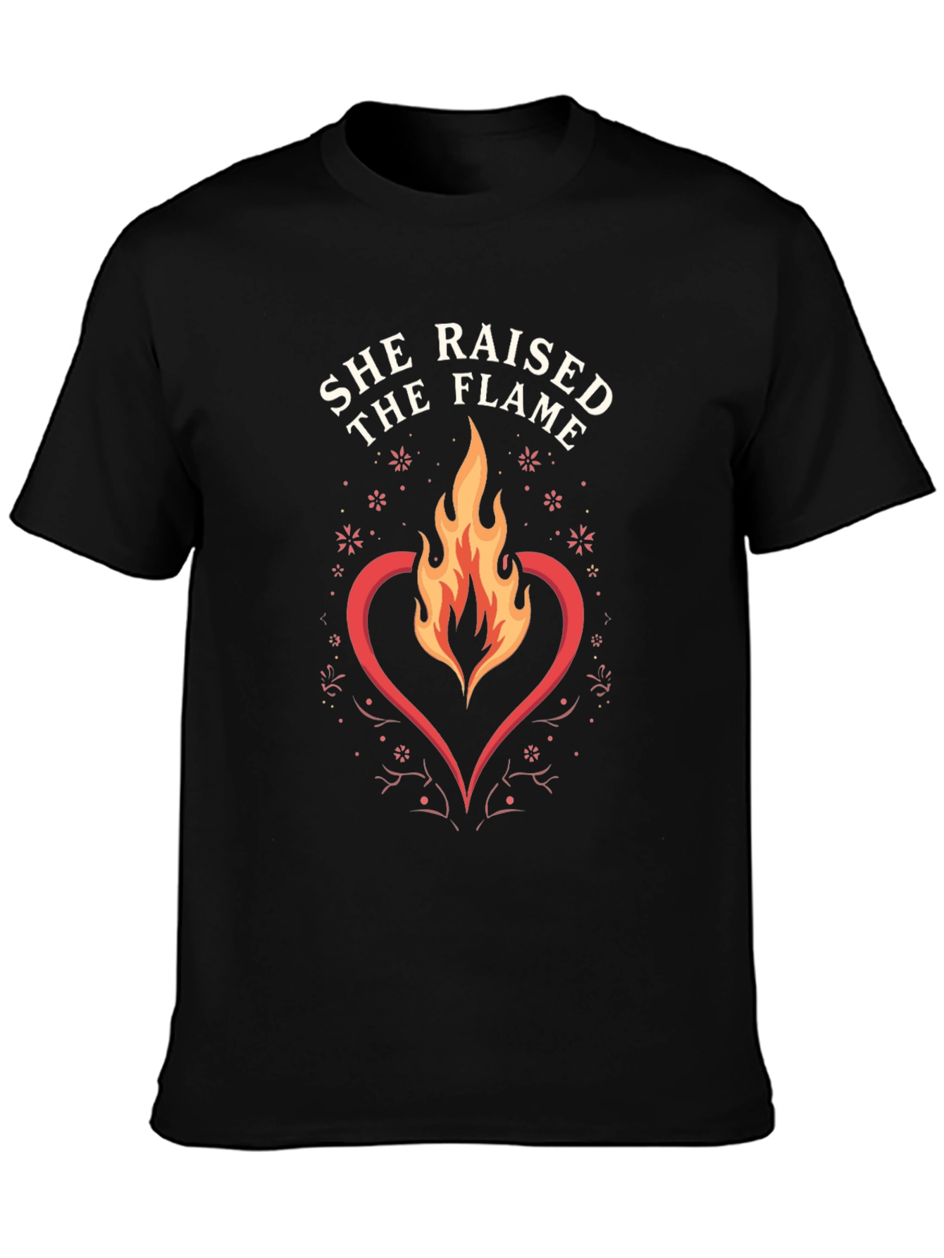 She Raised The Flame Graphic T-Shirt