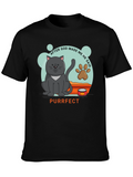 Purrfect Cat Graphic T-Shirt
