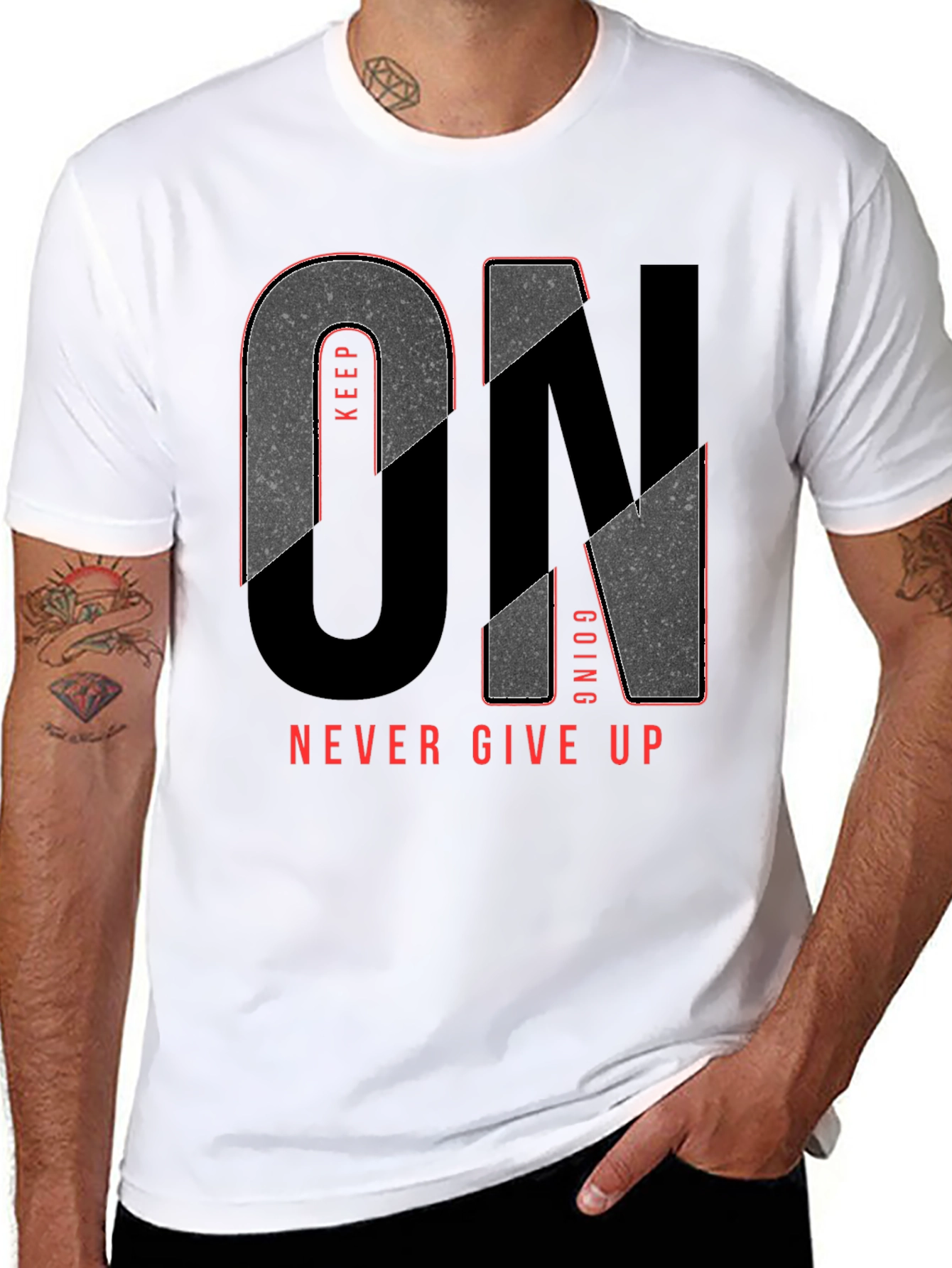 Keep Going T-Shirt - Never Give Up