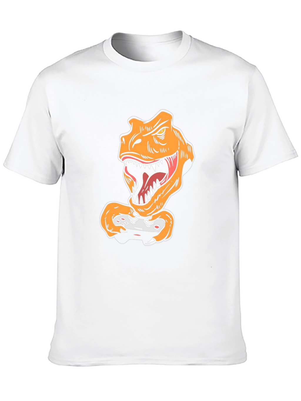 Gamer Dino Black T-Shirt