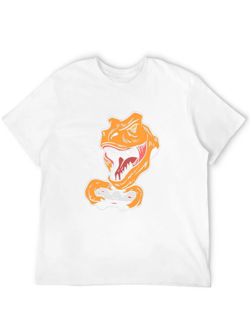 Gamer Dino Black T-Shirt