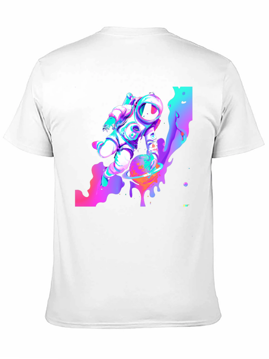 Cosmic Astronaut Black T-Shirt